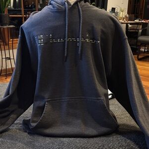 Champion Dark Gray Hoodie with Graphic